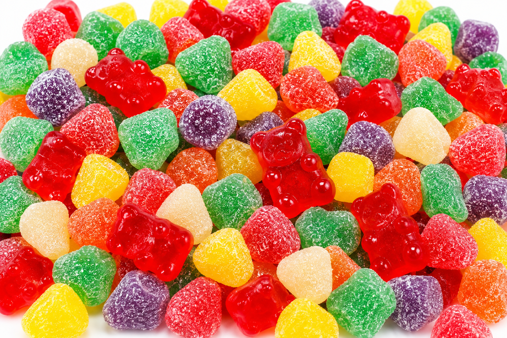 Sweet Heat Gummy Candy Variety Mix 1.5 lb | Spearmint Leaves, Cinnamon Bears & Spice Drops |