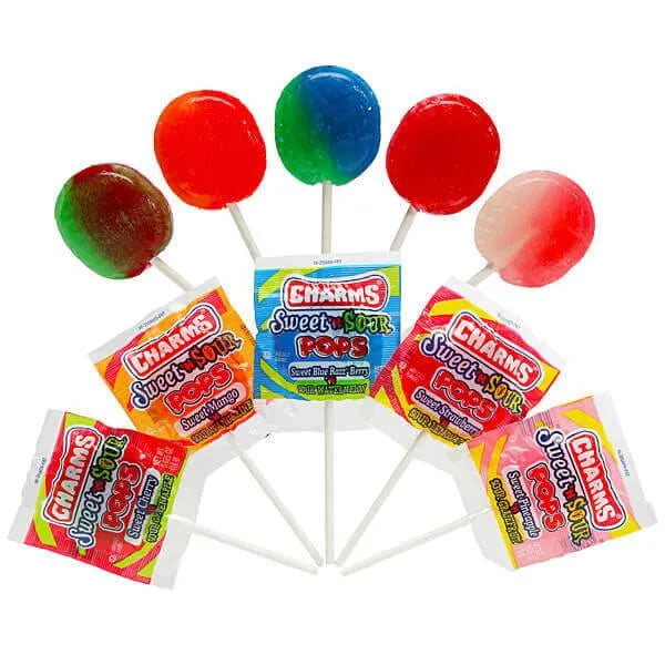 Sweet & Sour Pops Lollipops – Bulk 1 Pound