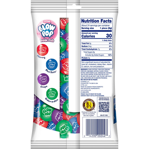 Blow Pop Inside Out - Pack of 3 (7 oz Each)