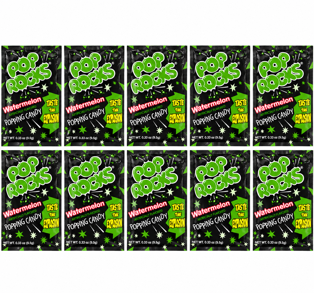 Pop Rocks Popping Candy 10 Pack Choose Your Flavor Fun Fizzy Crackling Candy Individual Packs Party Favors Snacks