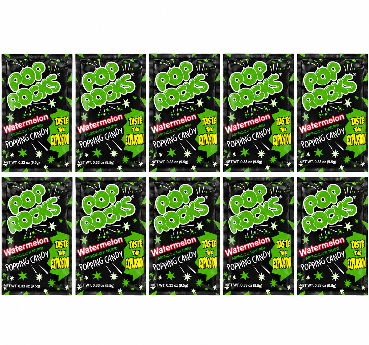 Pop Rocks Popping Candy 10 Pack Choose Your Flavor Fun Fizzy Crackling Candy Individual Packs Party Favors Snacks