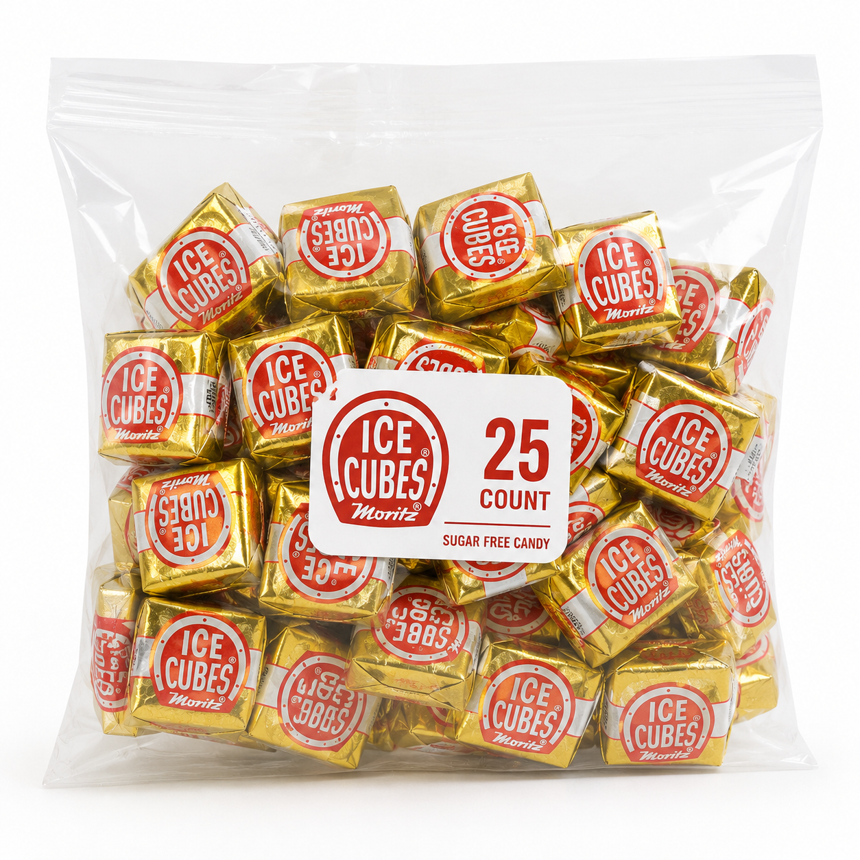 Albert's Chocolate Ice Cubes Candy 25 Count Bulk Bag