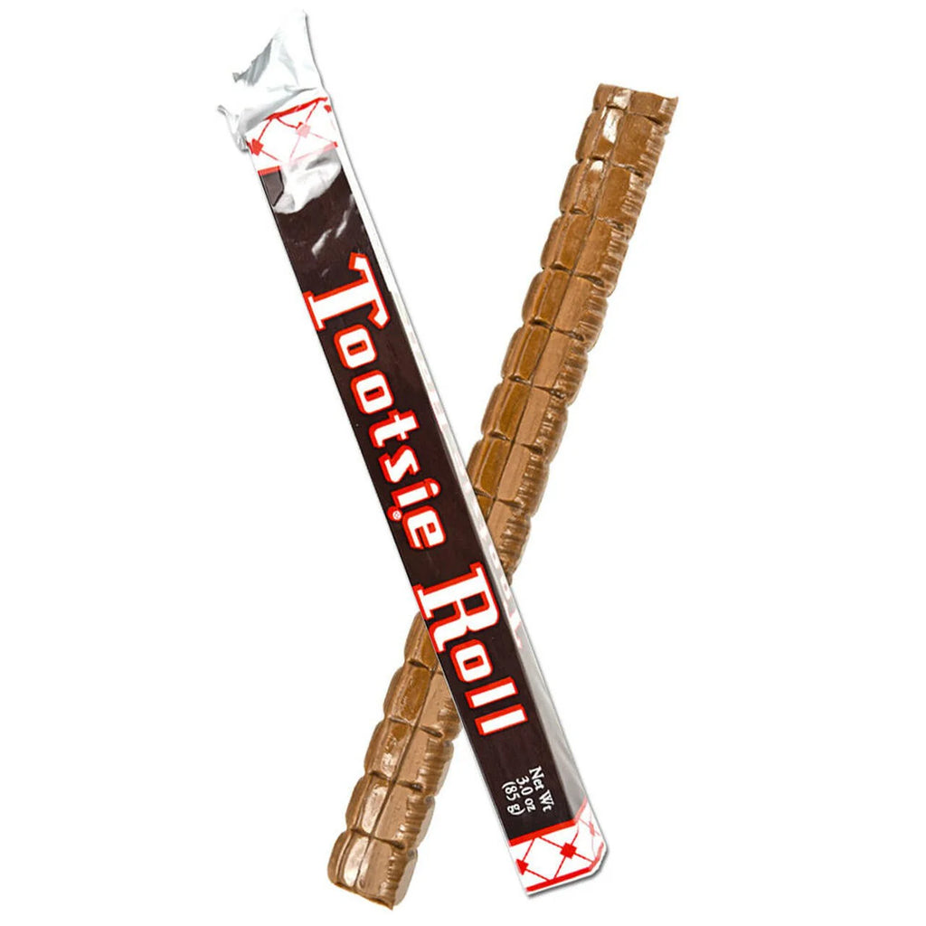 Tootsie Roll 3" Long Candy 1 lb Bulk Bag, Individually Wrapped Chocolate Chewy Candy, Classic American Treat