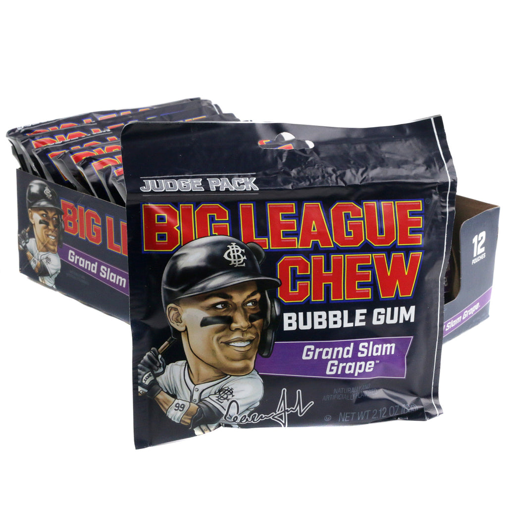 Big League Chew Grand Slam Grape 12 Ct