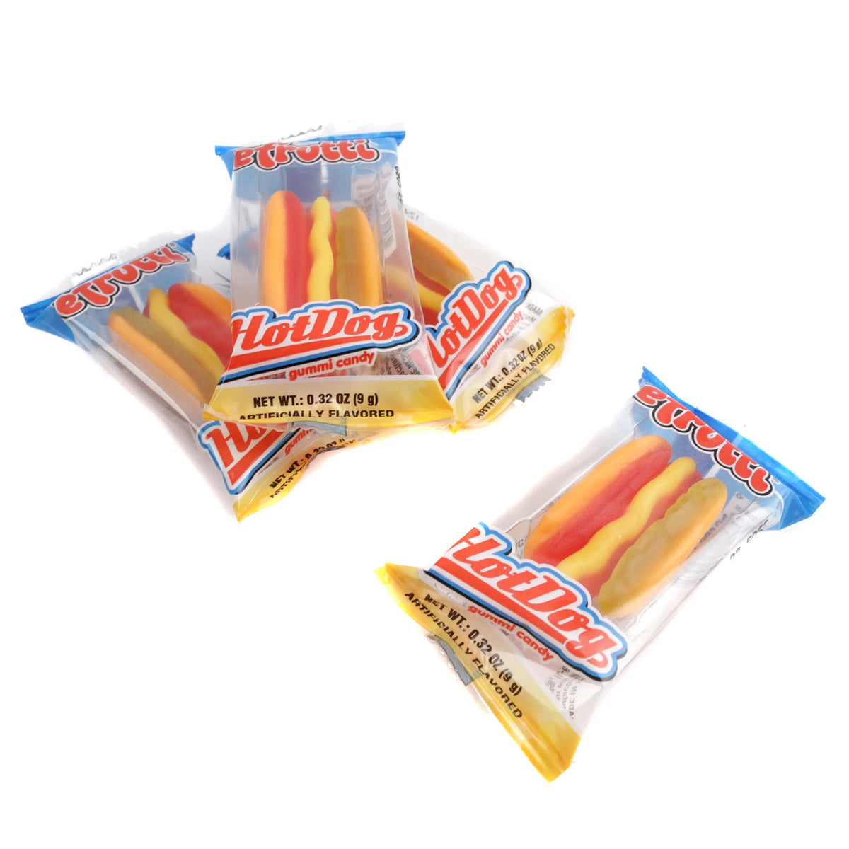 1 Pound Efrutti Gummy Hot Dog Bulk Bag