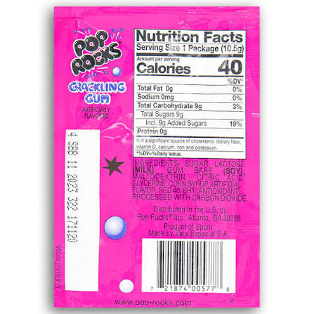 Pop Rocks Popping Candy 10 Pack Choose Your Flavor Fun Fizzy Crackling Candy Individual Packs Party Favors Snacks
