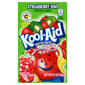 Kool-Aid Drink Mix Variety Pack 12 Count, Assorted Flavors (3 Each: Sharkleberry Fin, Black Cherry, Strawberry Kiwi, Pink Lemonade, Cherry, Piña Pineapple)