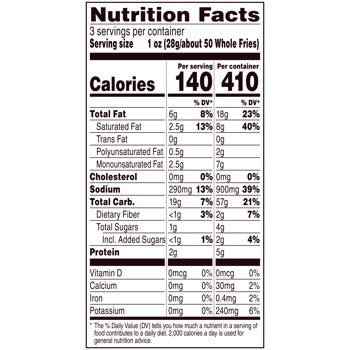 Andy Capp’s Hot Fries, Pack of 8, 3 oz Bags