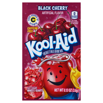 Kool-Aid Drink Mix Variety Pack 12 Count, Assorted Flavors (3 Each: Sharkleberry Fin, Black Cherry, Strawberry Kiwi, Pink Lemonade, Cherry, Piña Pineapple)