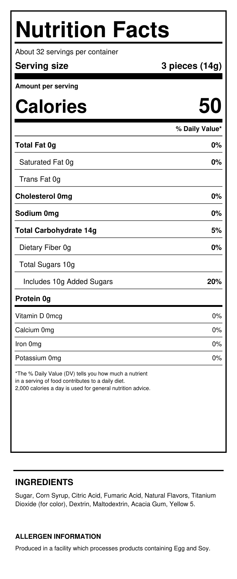 Sanded Lemon Drops Bulk 1 Pound