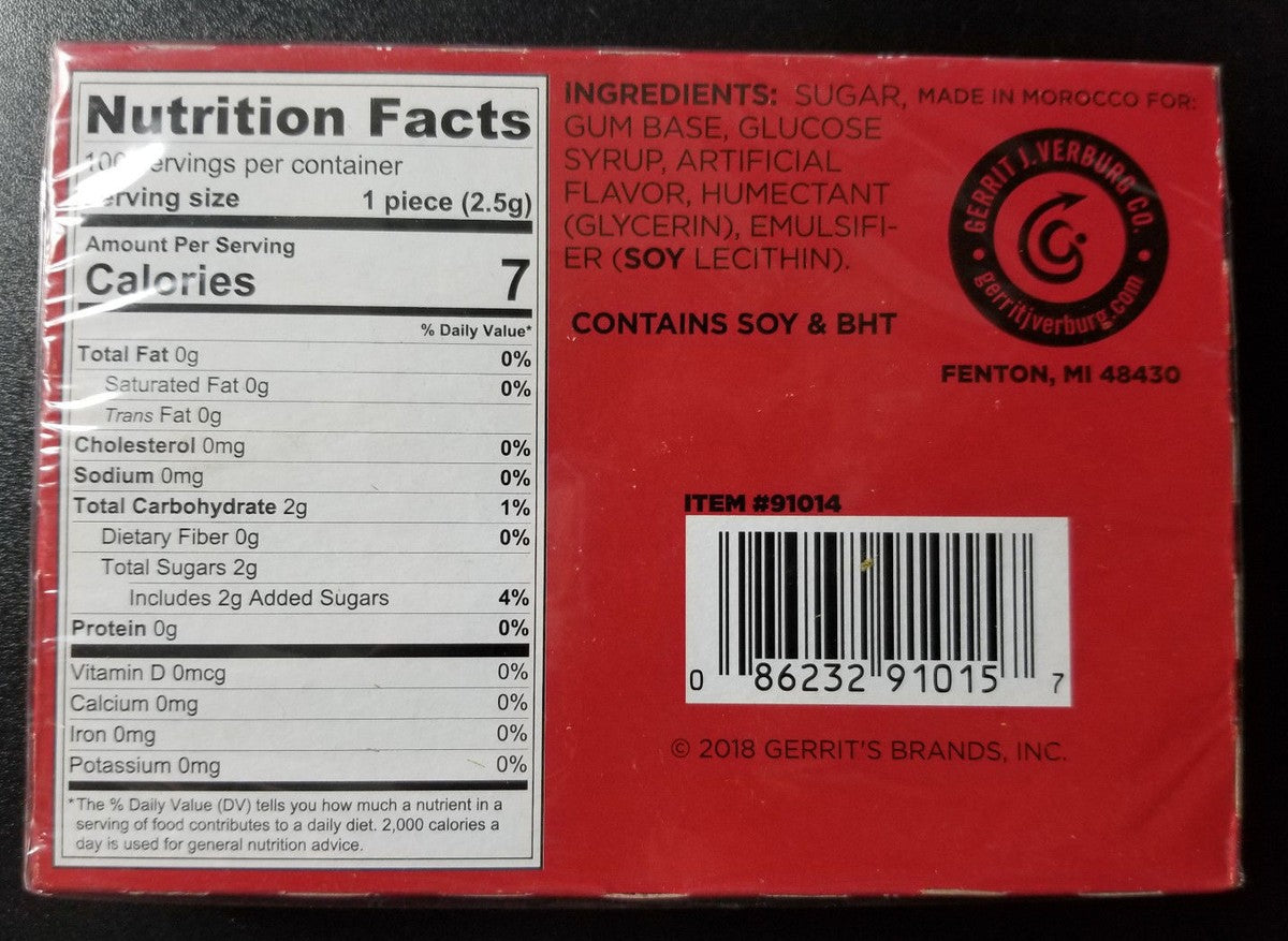 Black Jack & Clove Chewing Gum 10 Pack, 5 Each Flavor, 5 Sticks per Pack, Vintage Licorice & Spiced Gum