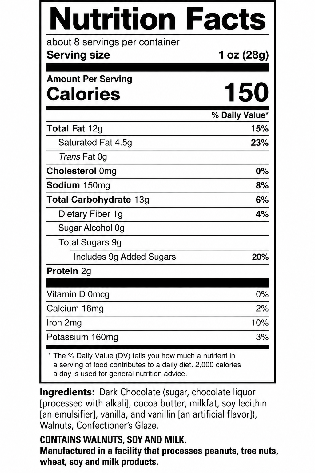 Chocolate Covered Nuts, 8 Oz Resealable Pouch – Choose